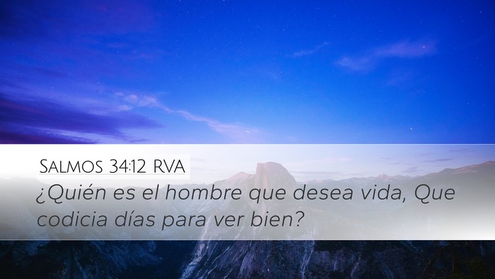 Salmos 34:12 RVA Bible Verse Image
