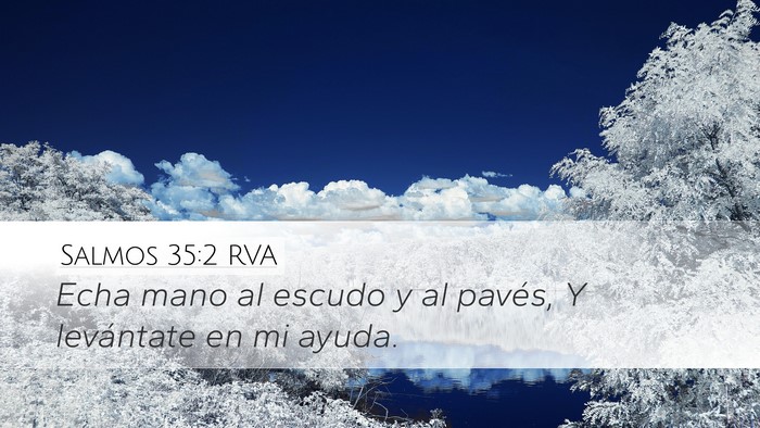 Salmos 35:2 RVA Bible Verse Image