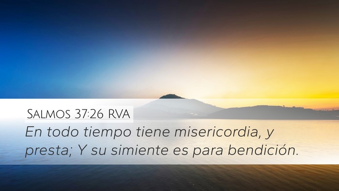 Salmos 37:26 RVA Bible Verse Image