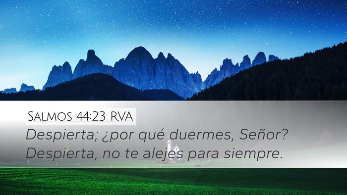 Salmos 44:23 RVA Bible Verse Image
