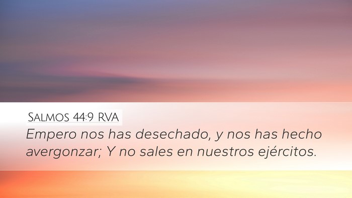 Salmos 44:9 RVA Bible Verse Image