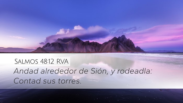 Salmos 48:12 RVA Bible Verse Image