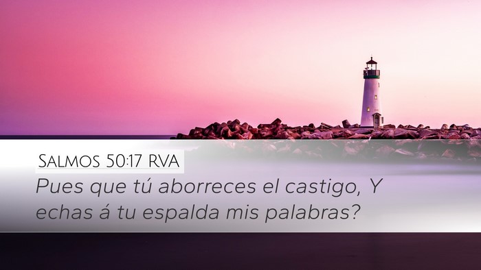 Salmos 50:17 RVA Bible Verse Image