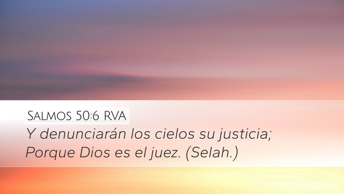 Salmos 50:6 RVA Bible Verse Image