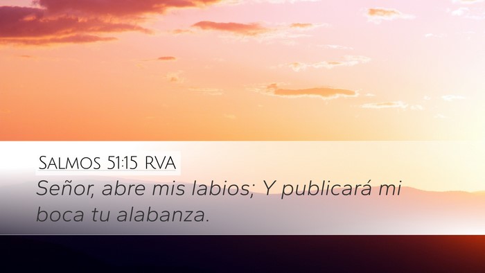 Salmos 51:15 RVA Bible Verse Image