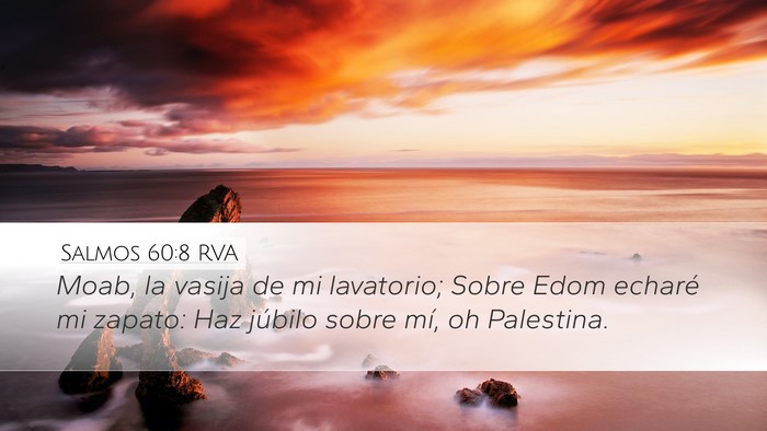 Salmos 60:8 RVA Bible Verse Image