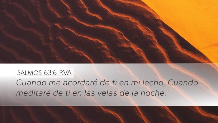 Salmos 63:6 RVA Bible Verse Image