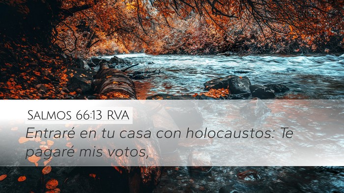 Salmos 66:13 RVA Bible Verse Image