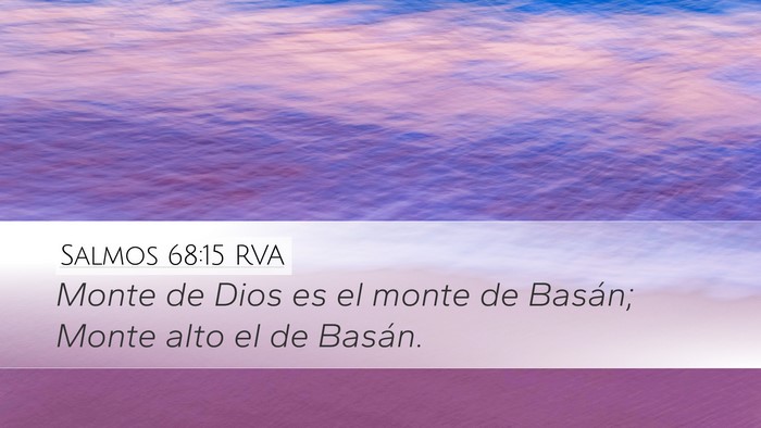 Salmos 68:15 RVA Bible Verse Image