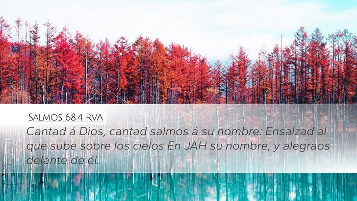 Salmos 68:4 RVA Bible Verse Image