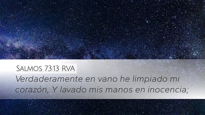 Salmos 73:13 RVA Bible Verse Image