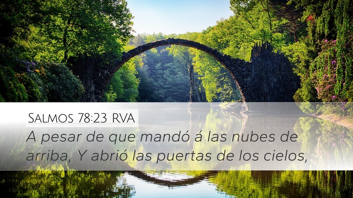 Salmos 78:23 RVA Bible Verse Image