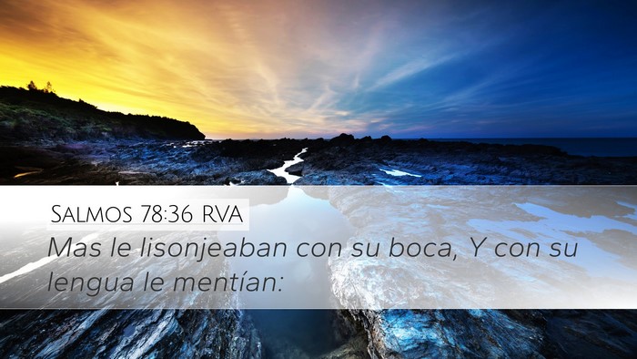 Salmos 78:36 RVA Bible Verse Image