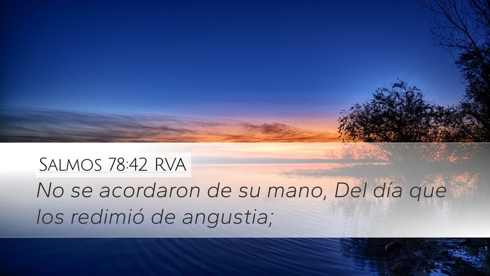 Salmos 78:42 RVA Bible Verse Image