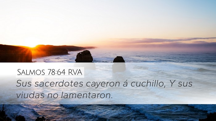 Salmos 78:64 RVA Bible Verse Image