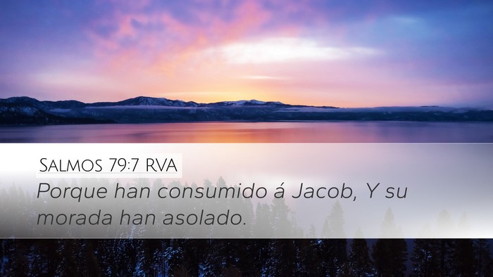 Salmos 79:7 RVA Bible Verse Image