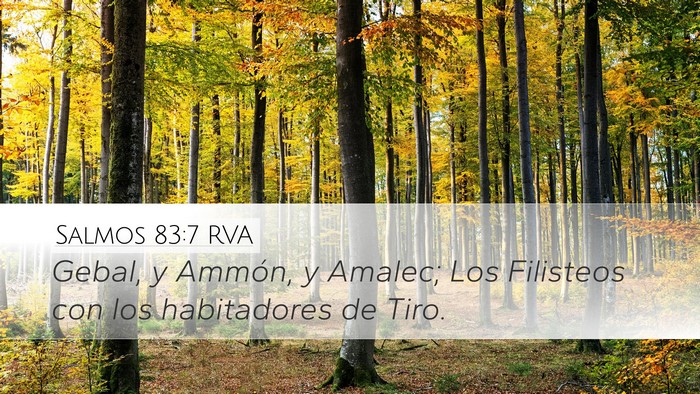 Salmos 83:7 RVA Bible Verse Image