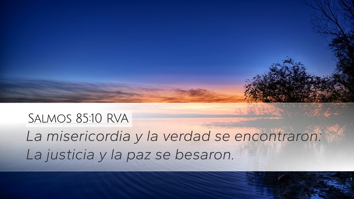 Salmos 85:10 RVA Bible Verse Image
