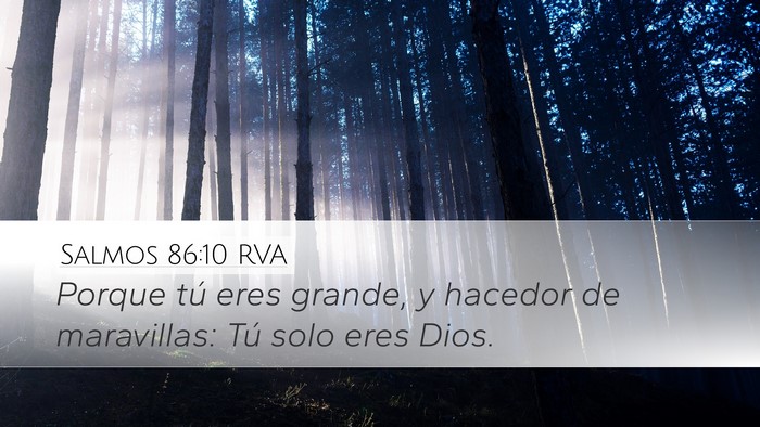 Salmos 86:10 RVA Bible Verse Image