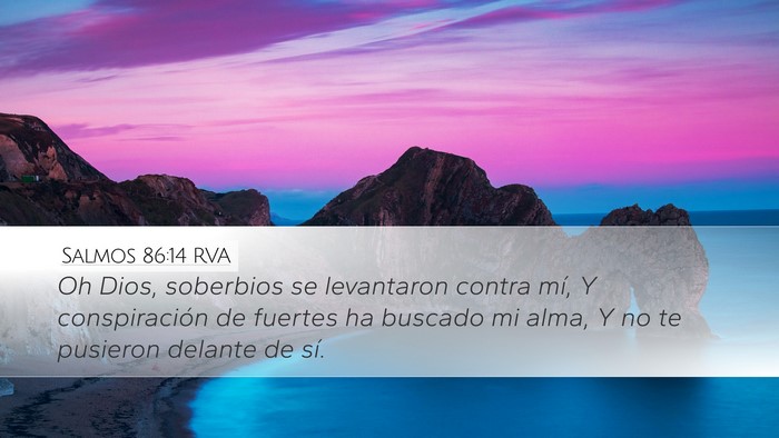 Salmos 86:14 RVA Bible Verse Image