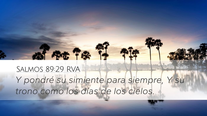 Salmos 89:29 RVA Bible Verse Image