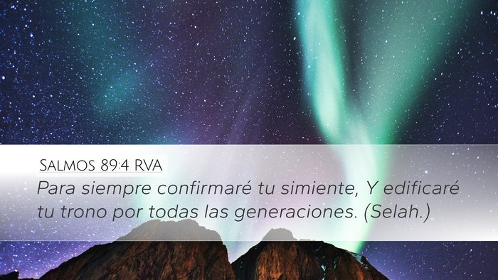 Salmos 89:4 RVA Bible Verse Image