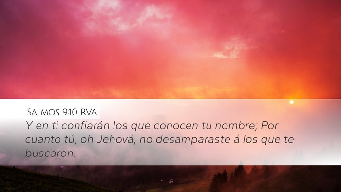 Salmos 9:10 RVA Bible Verse Image