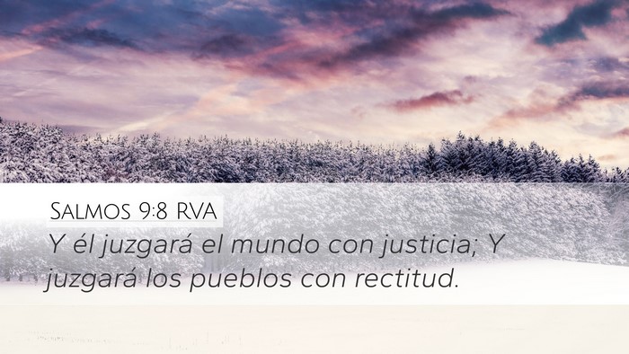 Salmos 9:8 RVA Bible Verse Image
