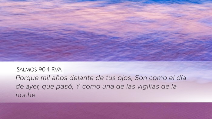 Salmos 90:4 RVA Bible Verse Image