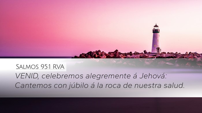 Salmos 95:1 RVA Bible Verse Image