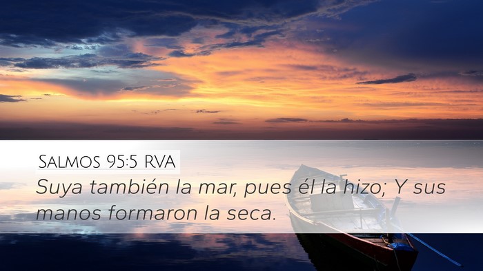 Salmos 95:5 RVA Bible Verse Image