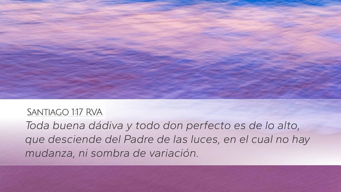 Santiago 1:17 RVA Bible Verse Image