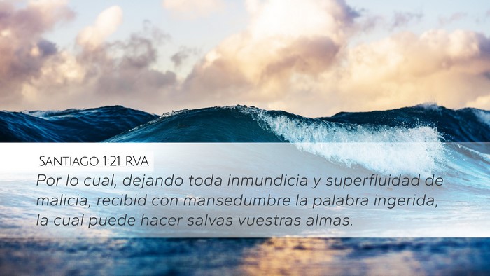 Santiago 1:21 RVA Bible Verse Image