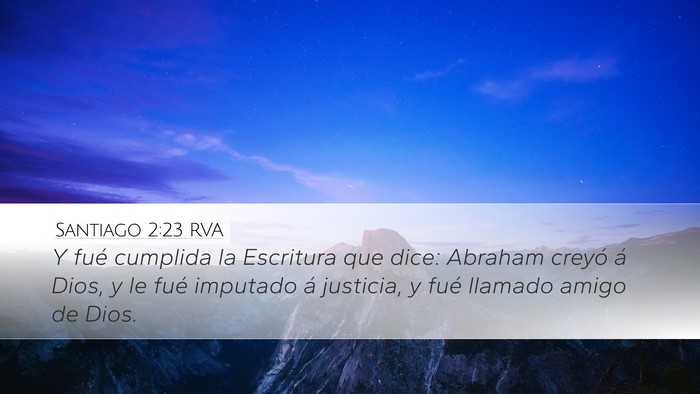 Santiago 2:23 RVA Bible Verse Image
