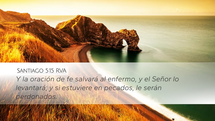Santiago 5:15 RVA Bible Verse Image