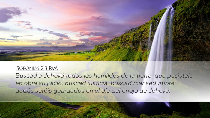 Sofonías 2:3 RVA Bible Verse Image