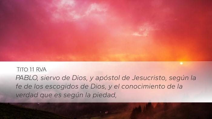 Tito 1:1 RVA Bible Verse Image