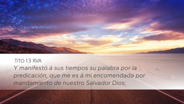 Tito 1:3 RVA Bible Verse Image