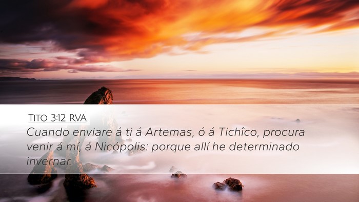 Tito 3:12 RVA Bible Verse Image