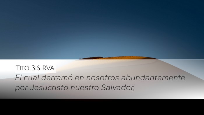 Tito 3:6 RVA Bible Verse Image