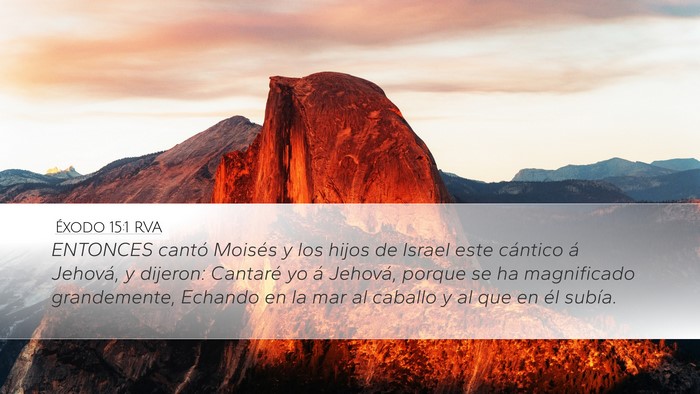 Éxodo 15:1 RVA Bible Verse Image