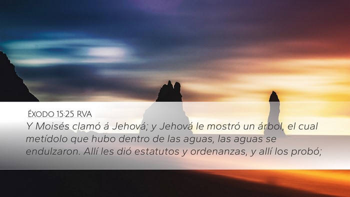 Éxodo 15:25 RVA Bible Verse Image