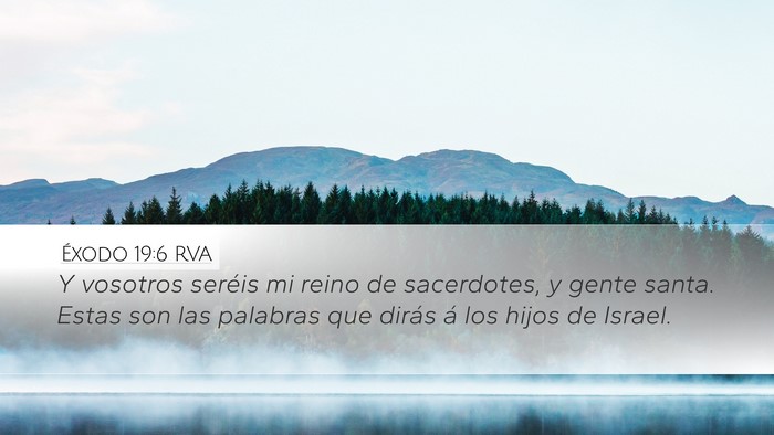 Éxodo 19:6 RVA Bible Verse Image