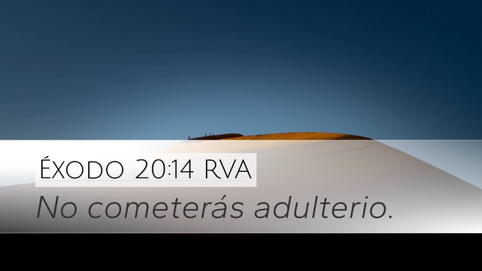 Éxodo 20:14 RVA Bible Verse Image
