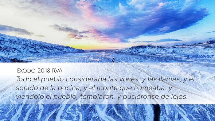 Éxodo 20:18 RVA Bible Verse Image