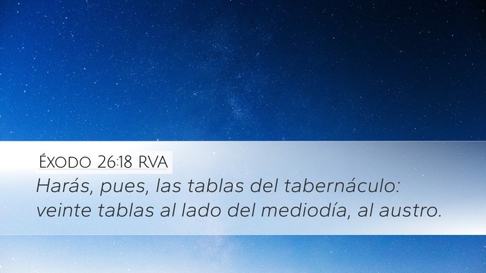 Éxodo 26:18 RVA Bible Verse Image