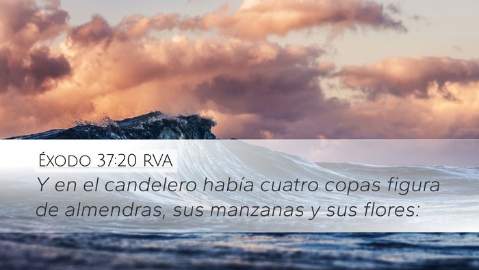 Éxodo 37:20 RVA Bible Verse Image