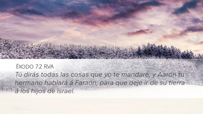 Éxodo 7:2 RVA Bible Verse Image