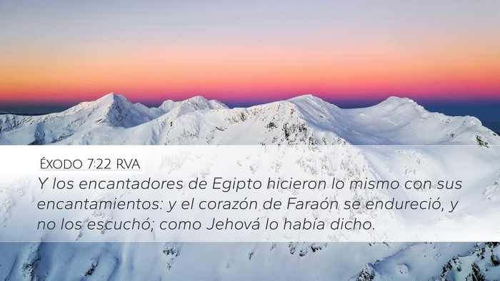Éxodo 7:22 RVA Bible Verse Image