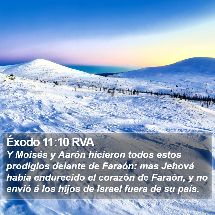 Éxodo 11 Bible Images - Éxodo Chapter 11 RVA Bible Verse Pictures